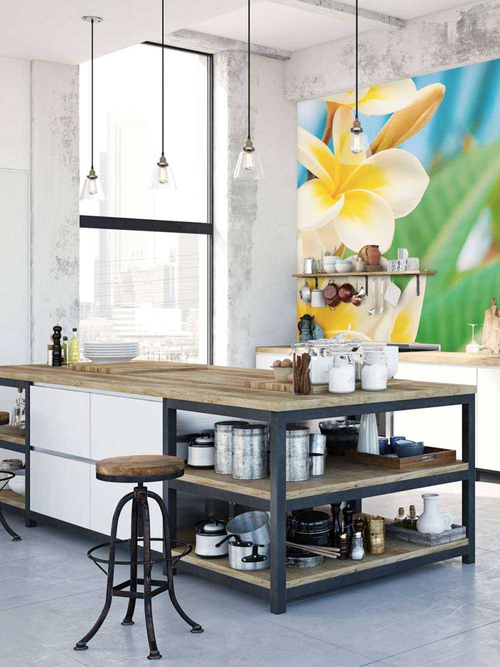 Wit gele Plumeria bloemen