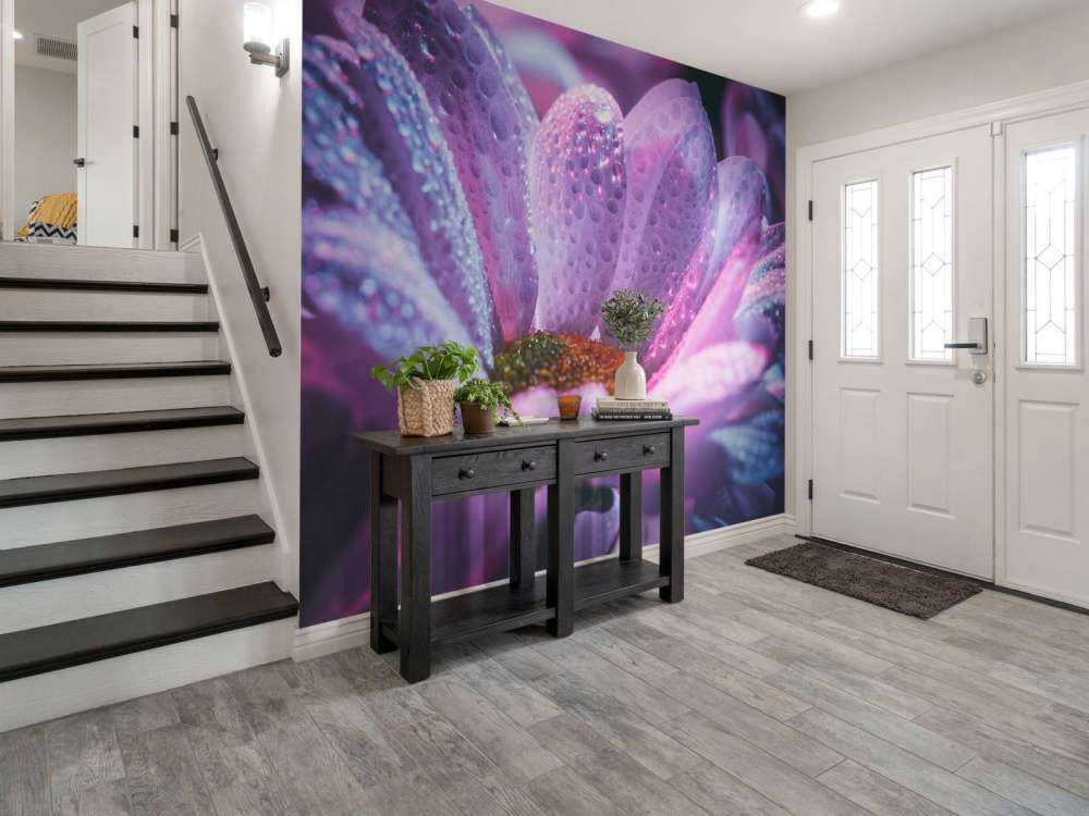 Chrysant bloem met dynamische kleuren