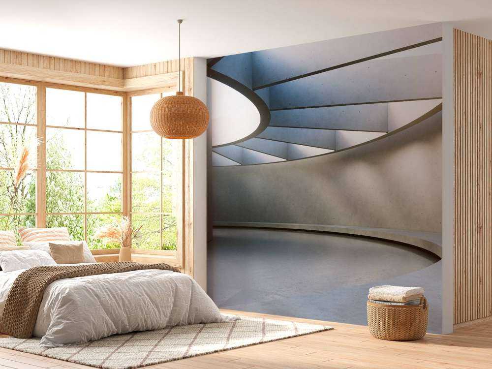 Architectonische betonnen ruimte