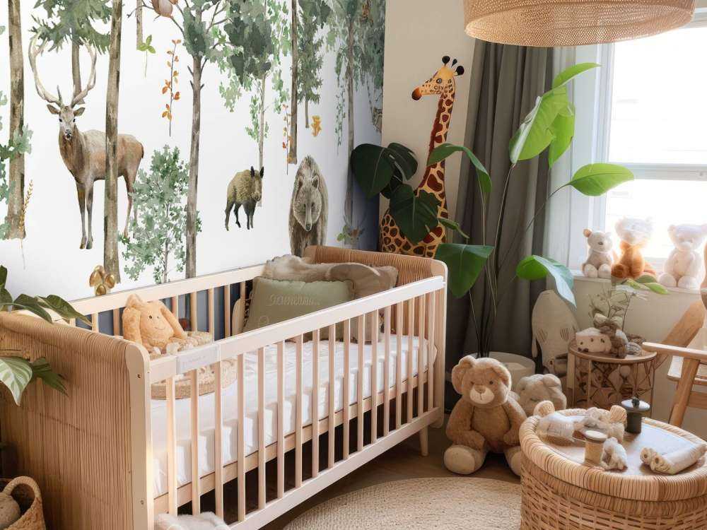 Bosdiertjes van waterverf