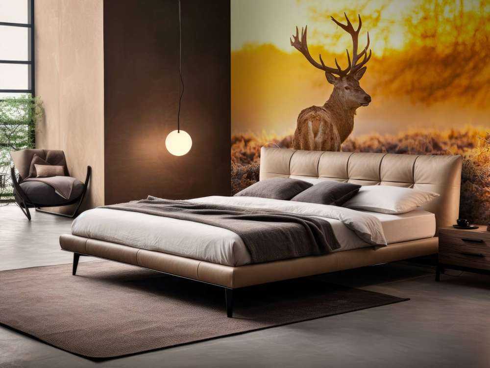 Hert met Zonsondergang