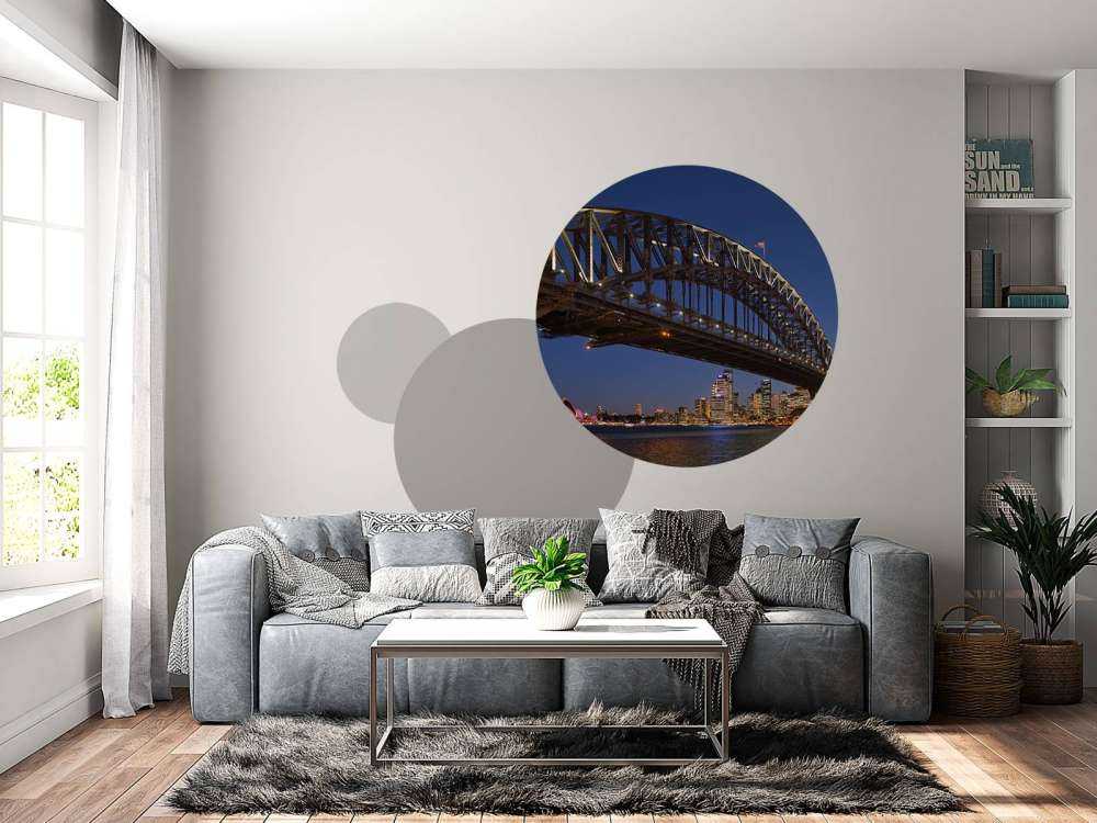 Sydney Harbour Bridge in de avond