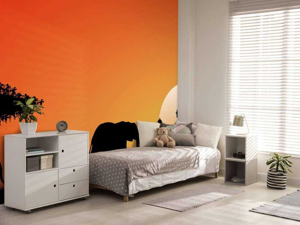 Safari bij zonsondergang