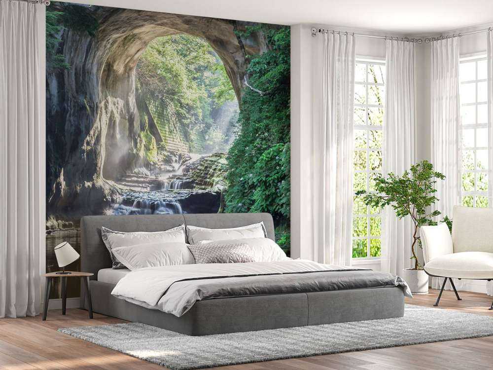 Opening in een regenwoud