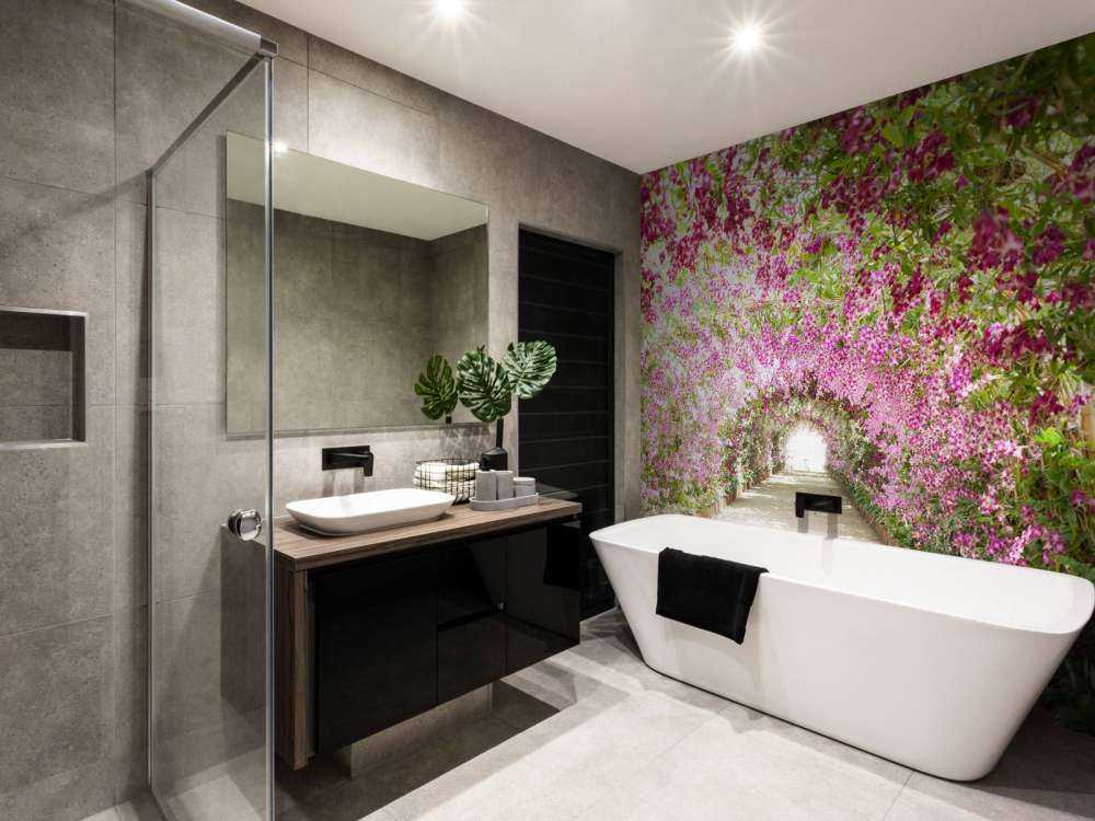 Botanische tuin met orchideeën