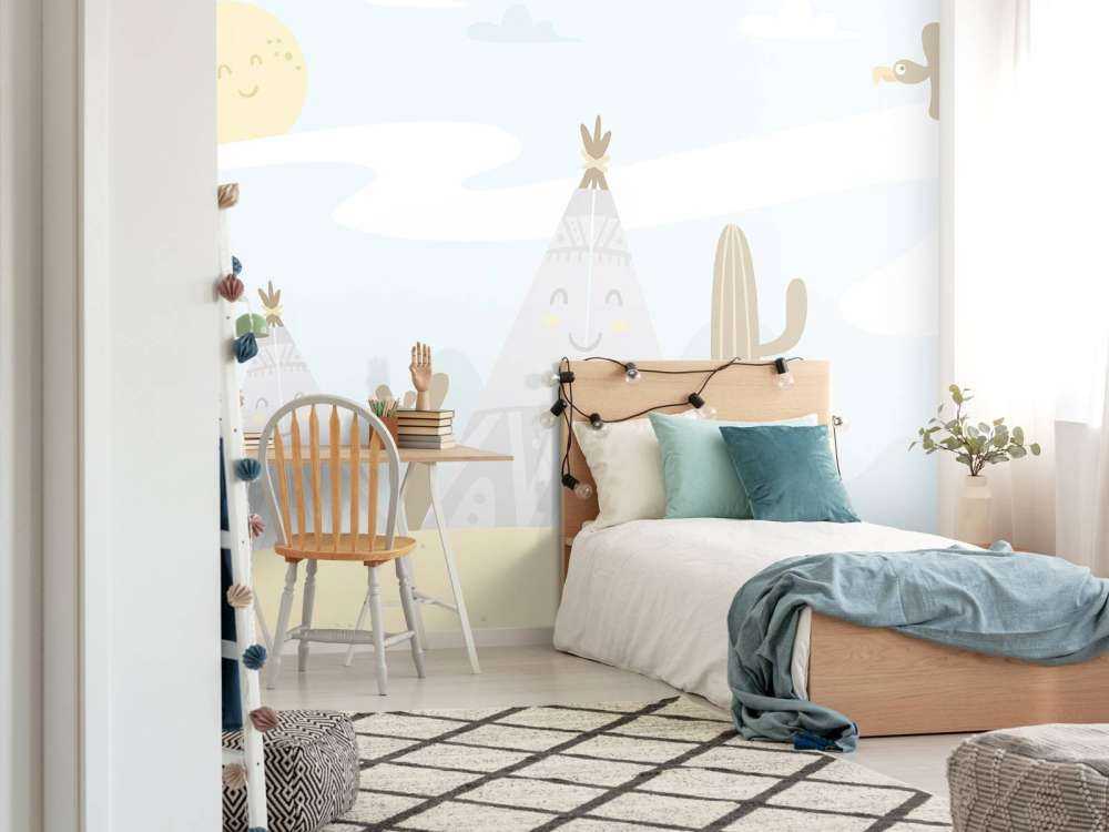 Kinderlijk woestijn design