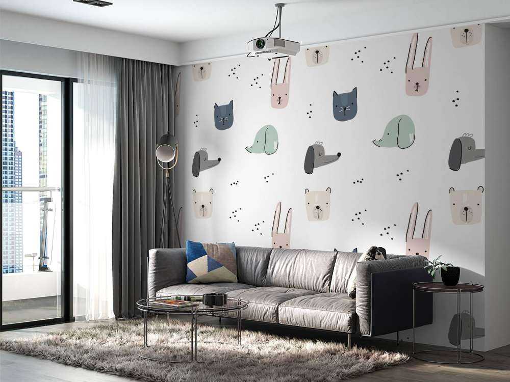 Dieren tekeningen print