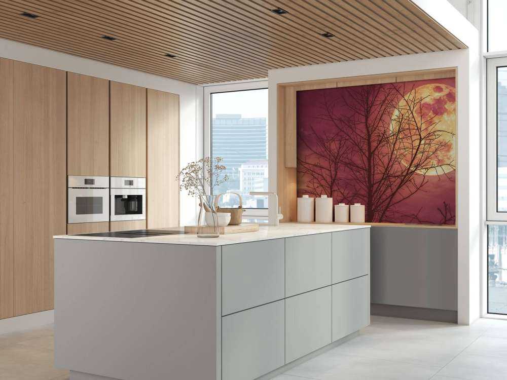 Kleurrijke maan design