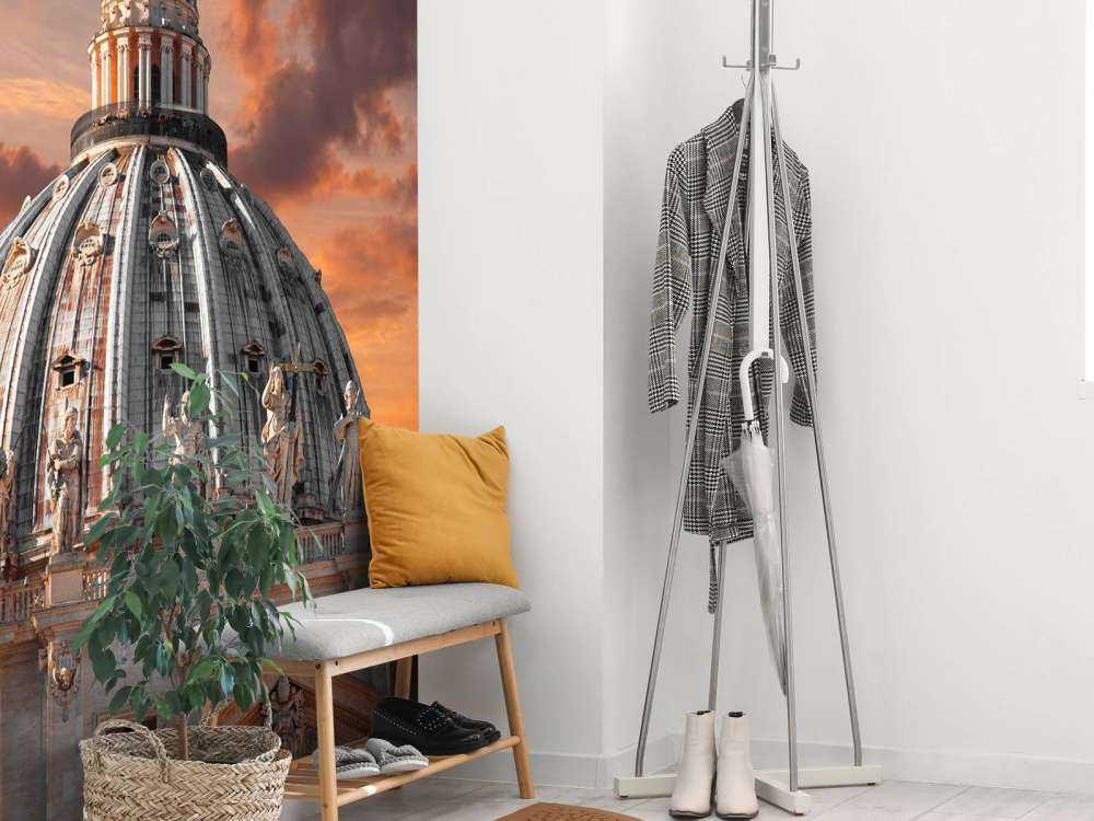 Sint-Pieter bij zonsondergang