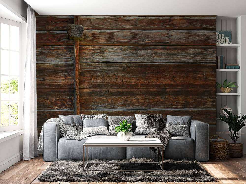 Oud hout met steunbalk