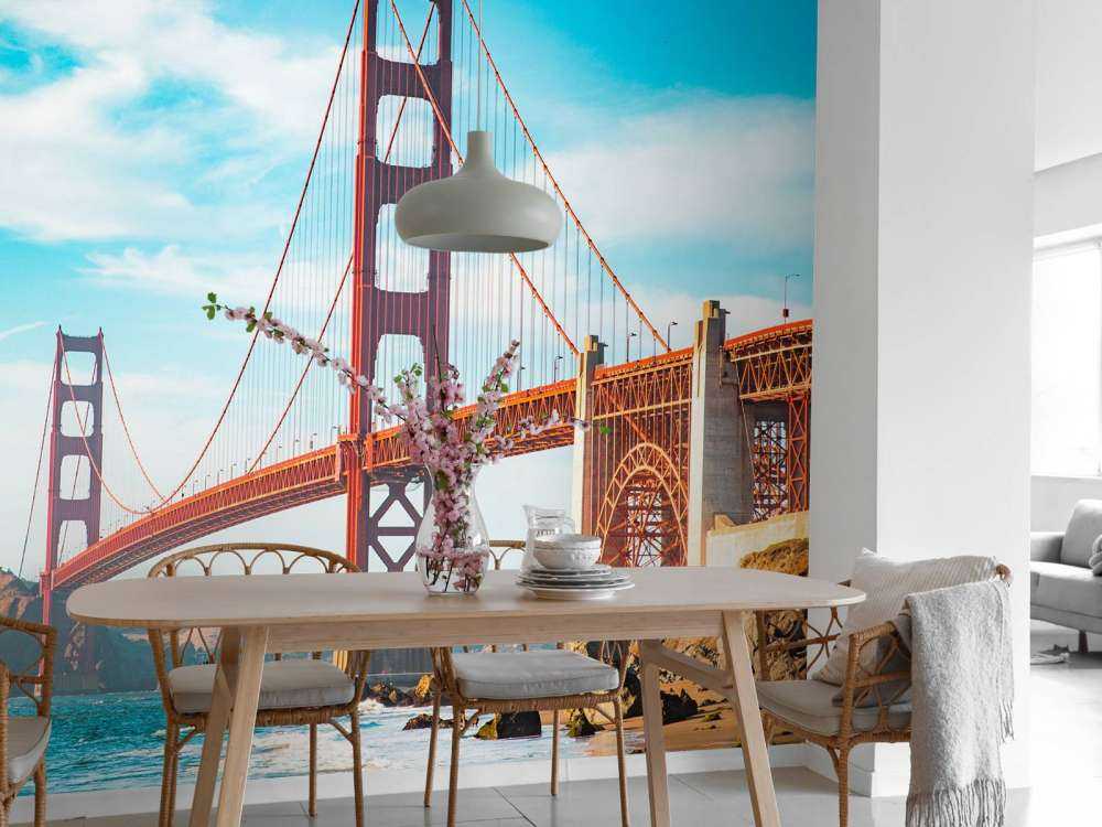 Golden Gate Bridge op een heldere dag