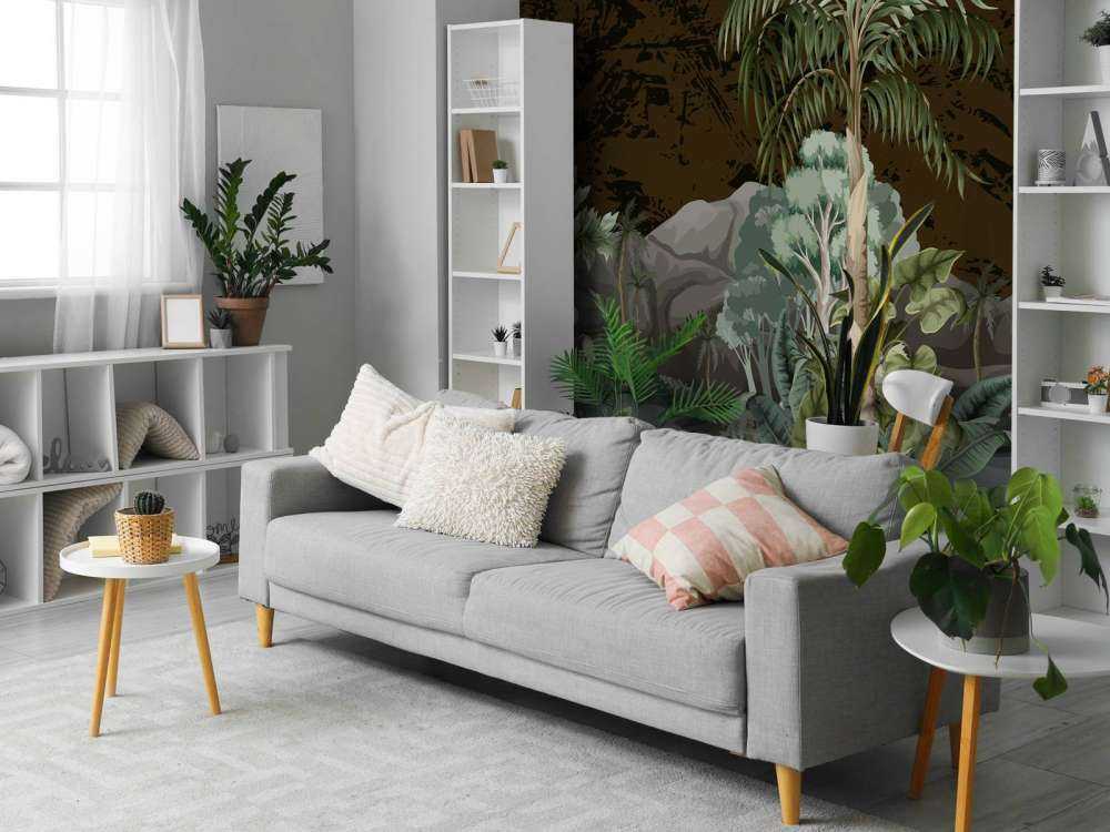 Jungle landschap met rivier