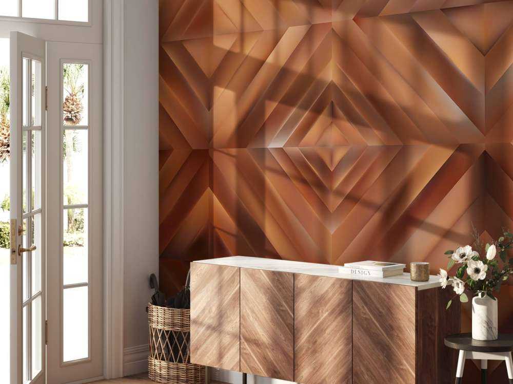 Abstract koperen achtergrond