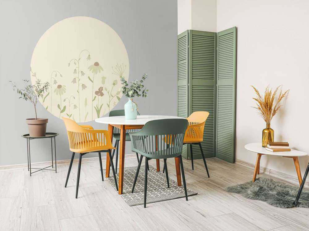 Bloemenveld hoog zand met oud roze