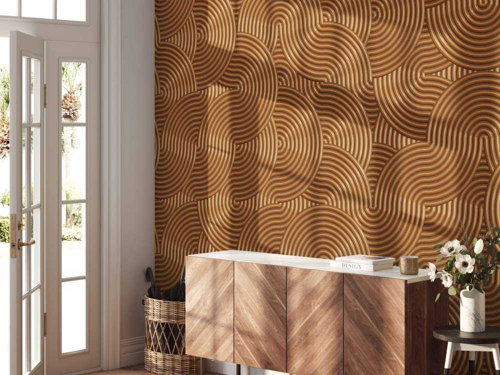 Metalen achtergrond met cirkels