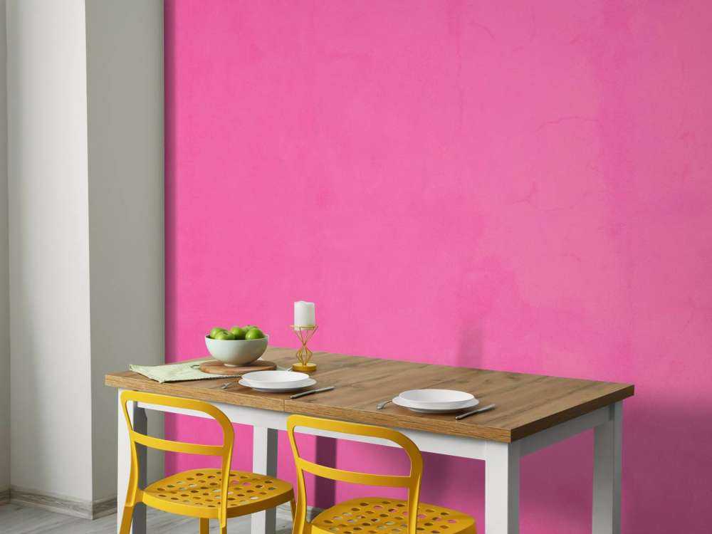 Fuchsia roze beton