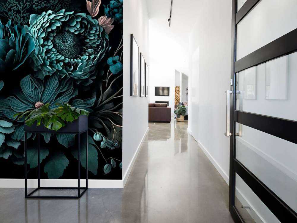 Renaissance vibes moody flowers turquoise