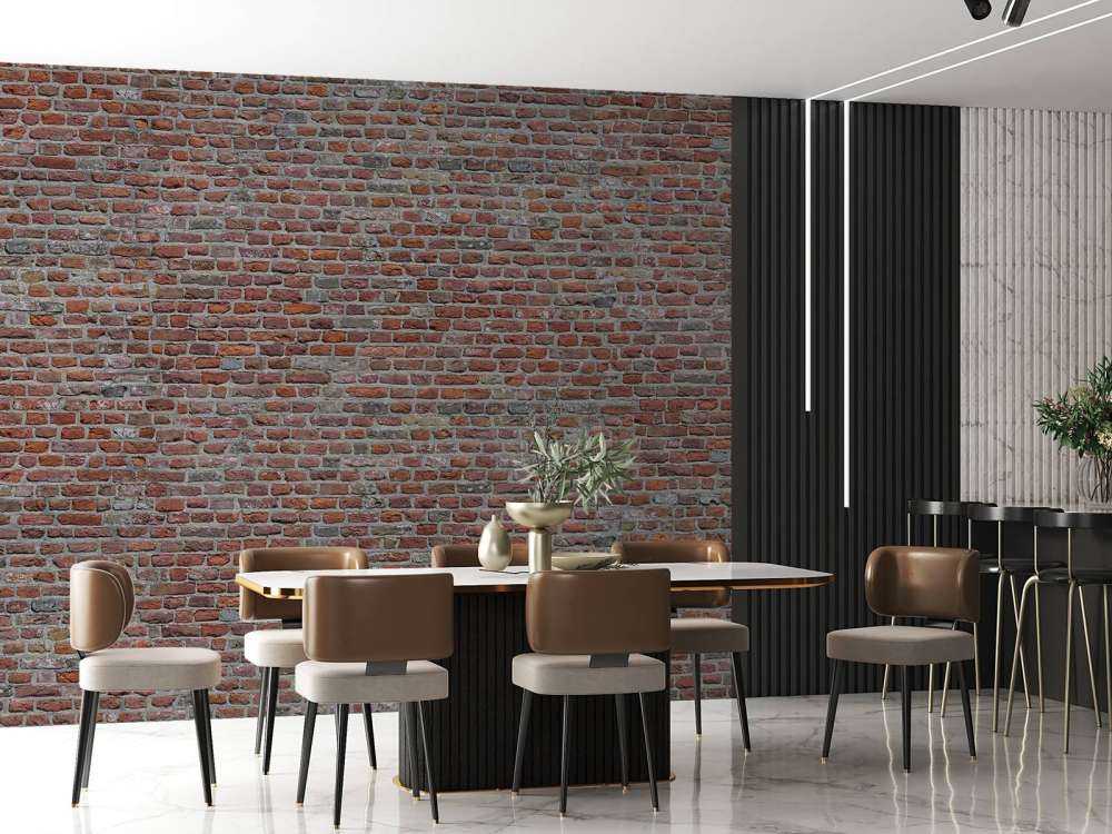Gerestaureerde muur