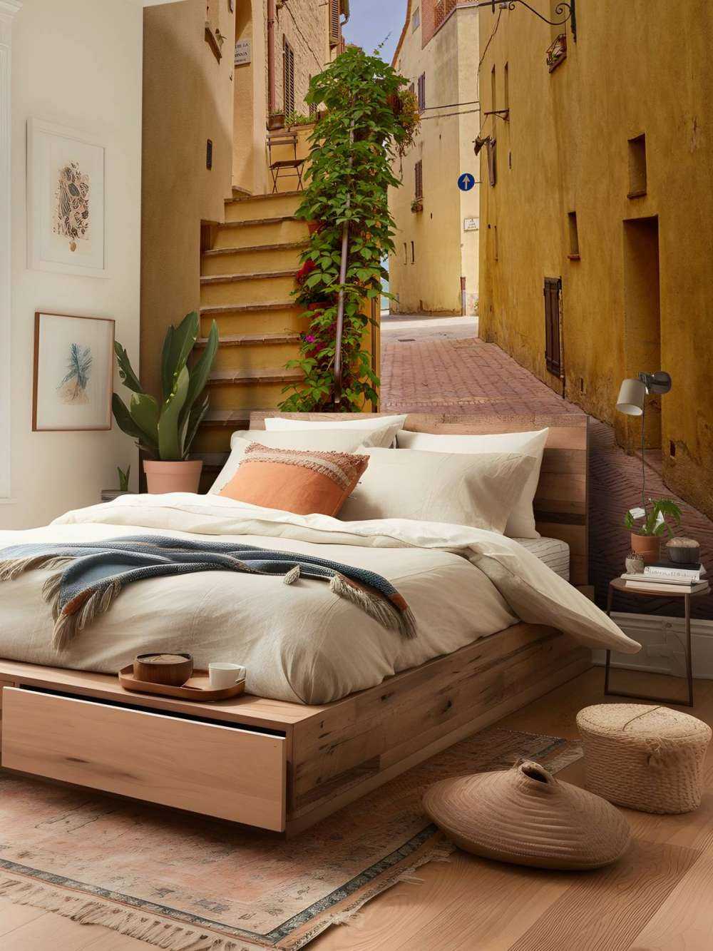 Trap in een Italiaans straatje