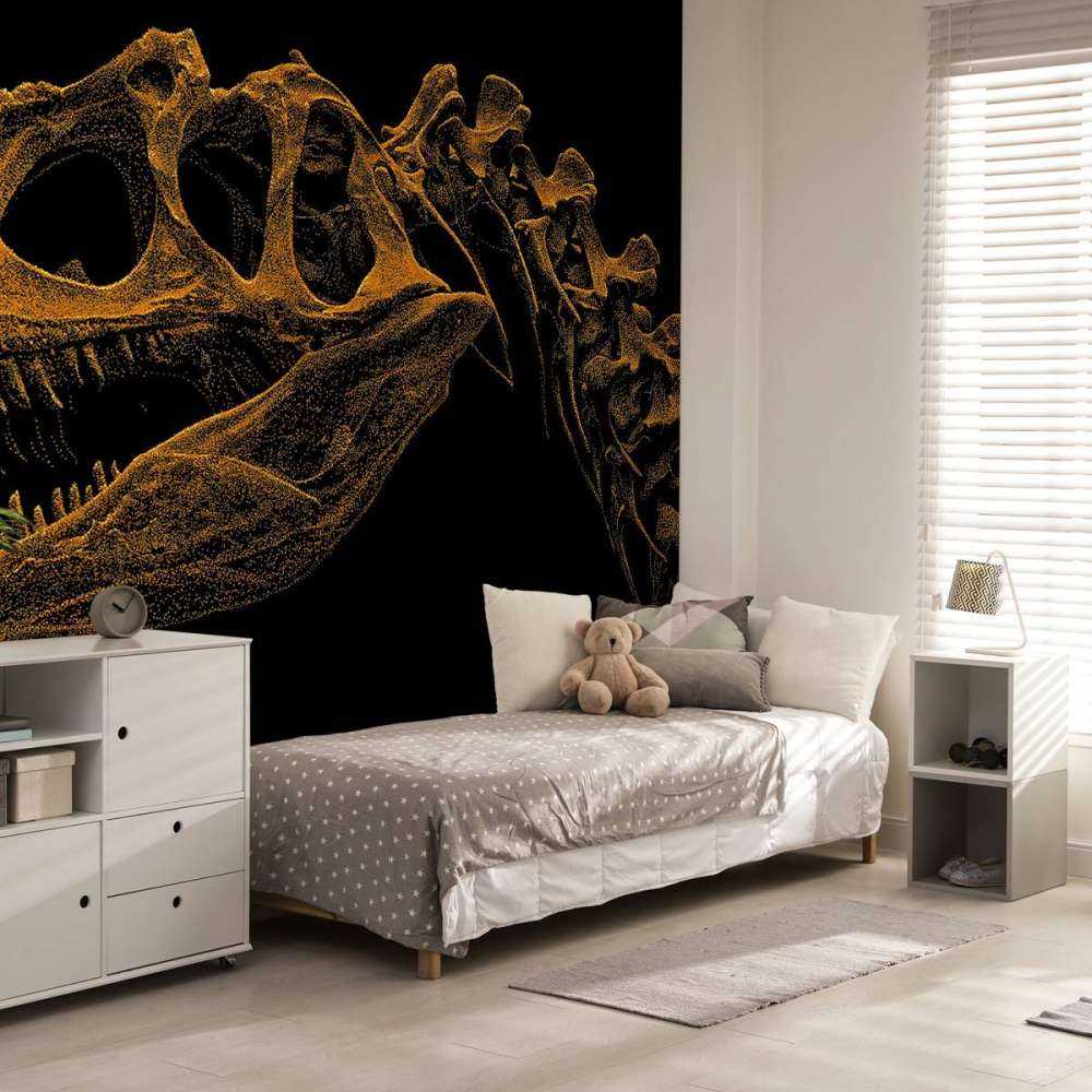 Skelet van een dinosaurus