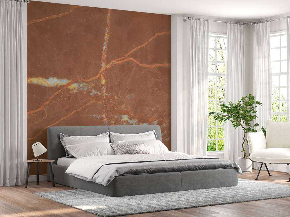 Terracotta marmer met lijnen