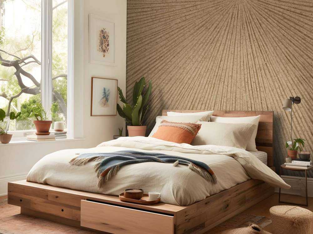 Structuur met lijnen in goud bruin