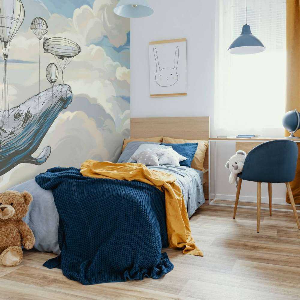 Luchtballonnen met een walvis