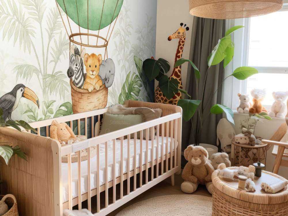 Jungleballon met kleine vrienden