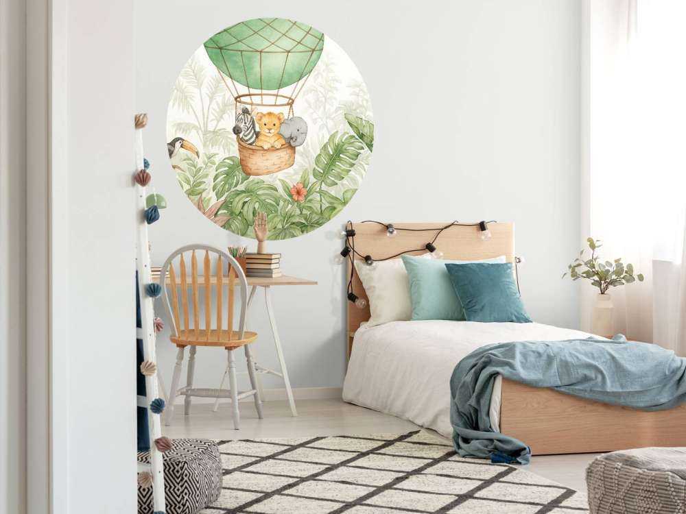 Jungleballon met kleine vrienden