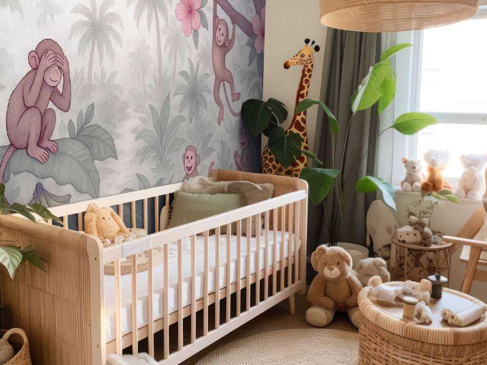 Speelse aapjes in de jungle