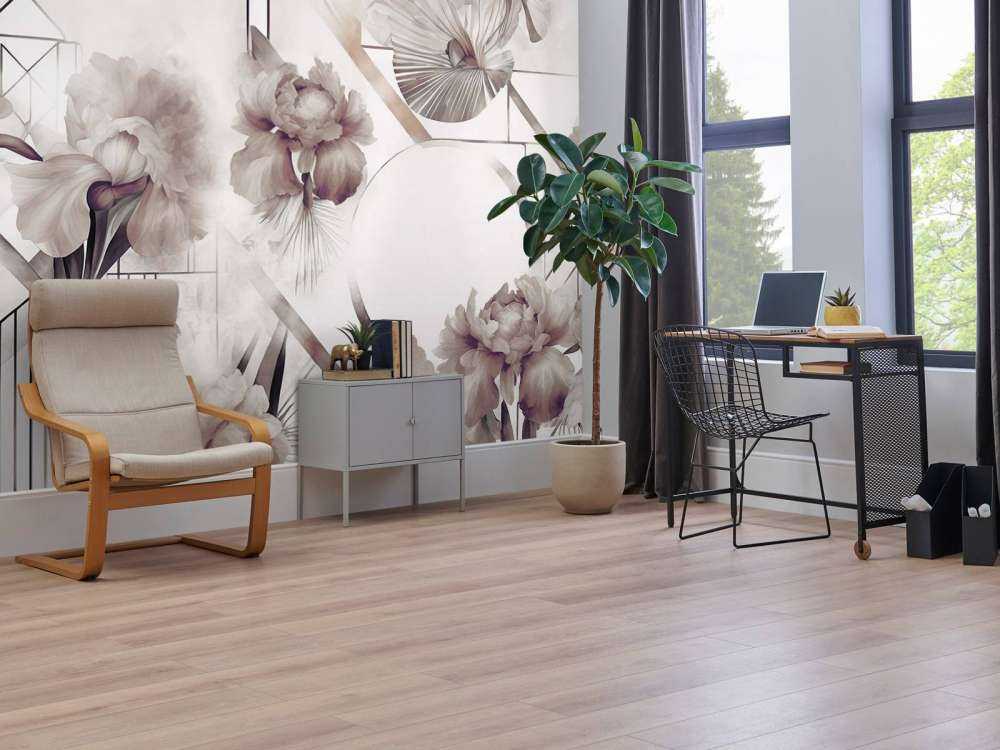 Watercolor Geometry Brown