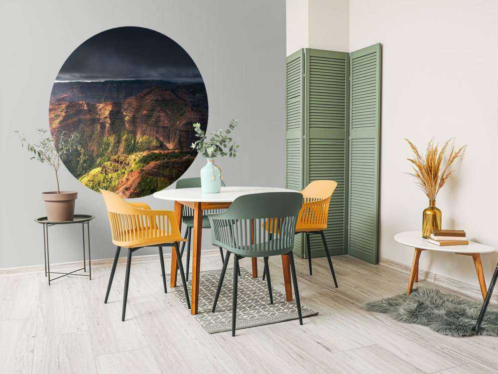 Dramatisch Zonlicht Over Canyon