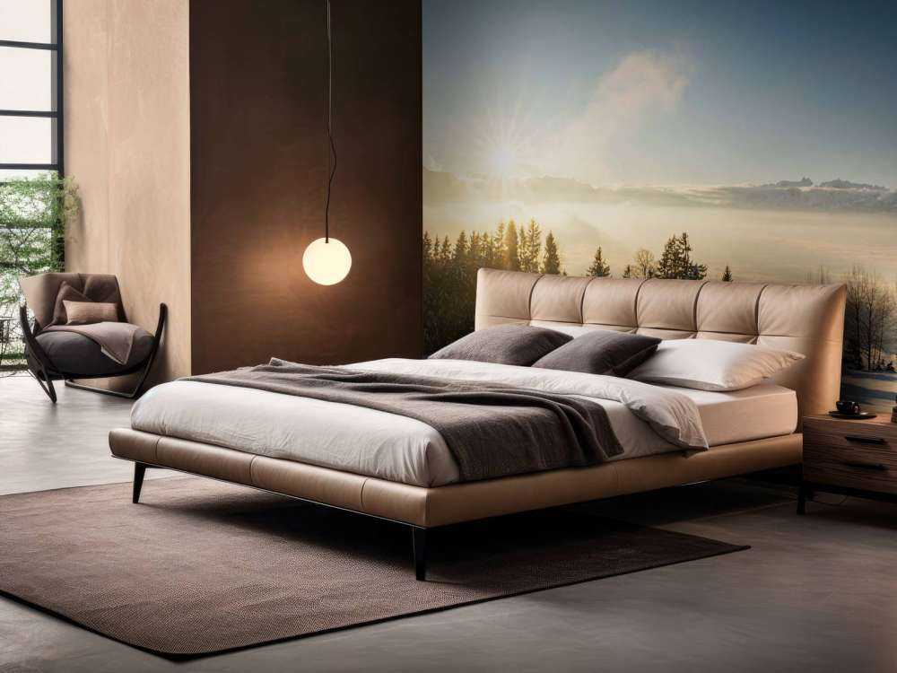 Zonsopkomst boven besneeuwd dennenbos