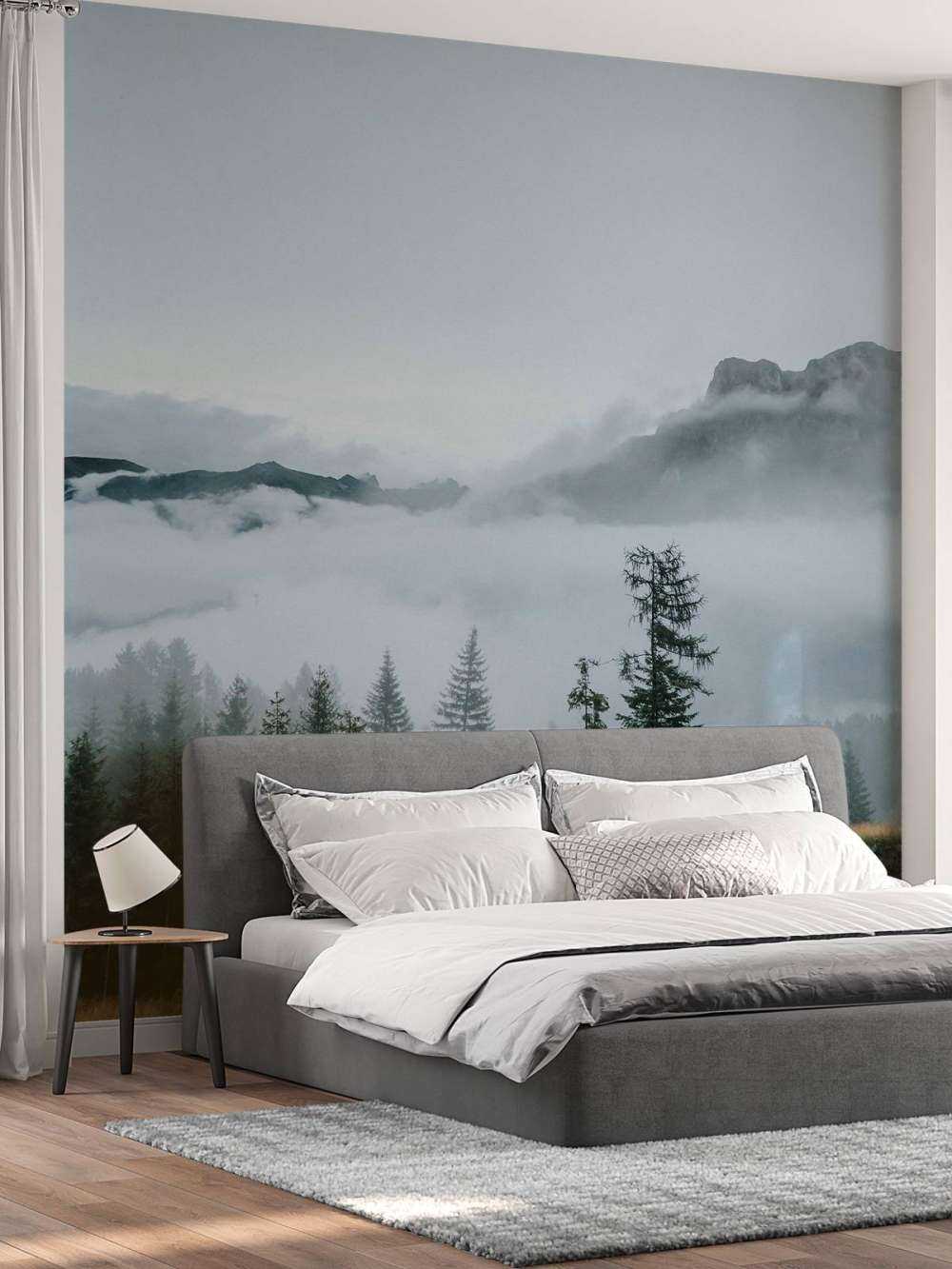 Ochtendmist over het Woud