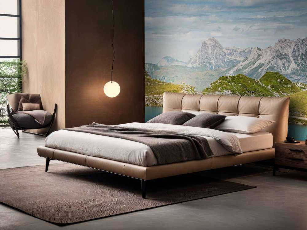 Helder bergmeer in zomervallei