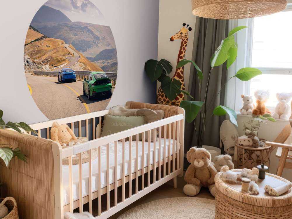 Slingerweg door de bergen