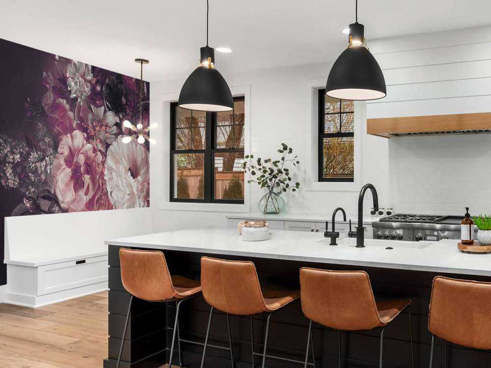 Bouquet with lilac Red