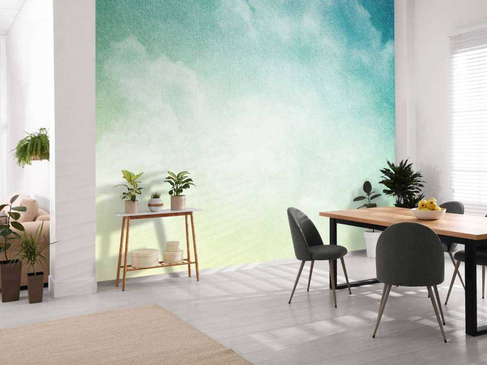 Artistieke zachte wolken en lucht