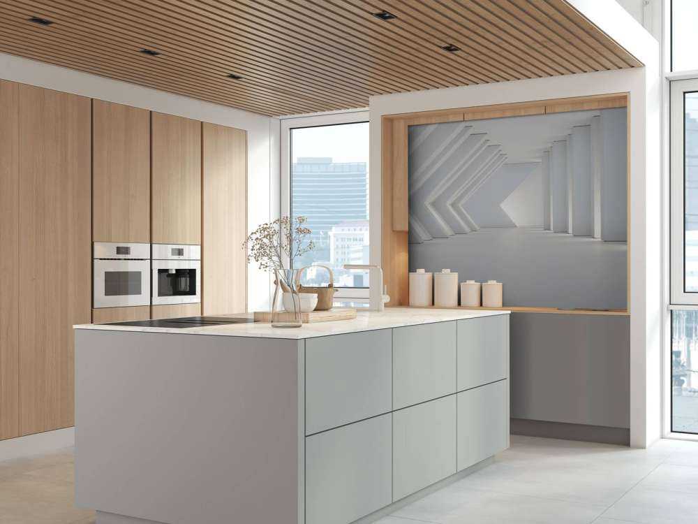 Architectonische witte kamer in 3D