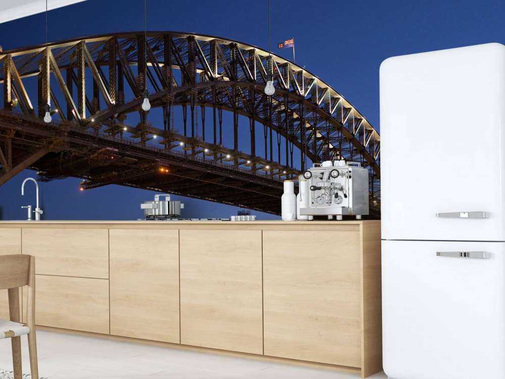 Sydney Harbour Bridge in de avond