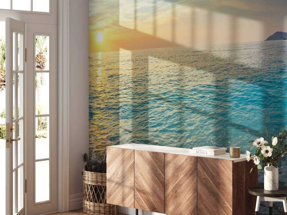 Zonsondergang vanuit Mirtos Beach