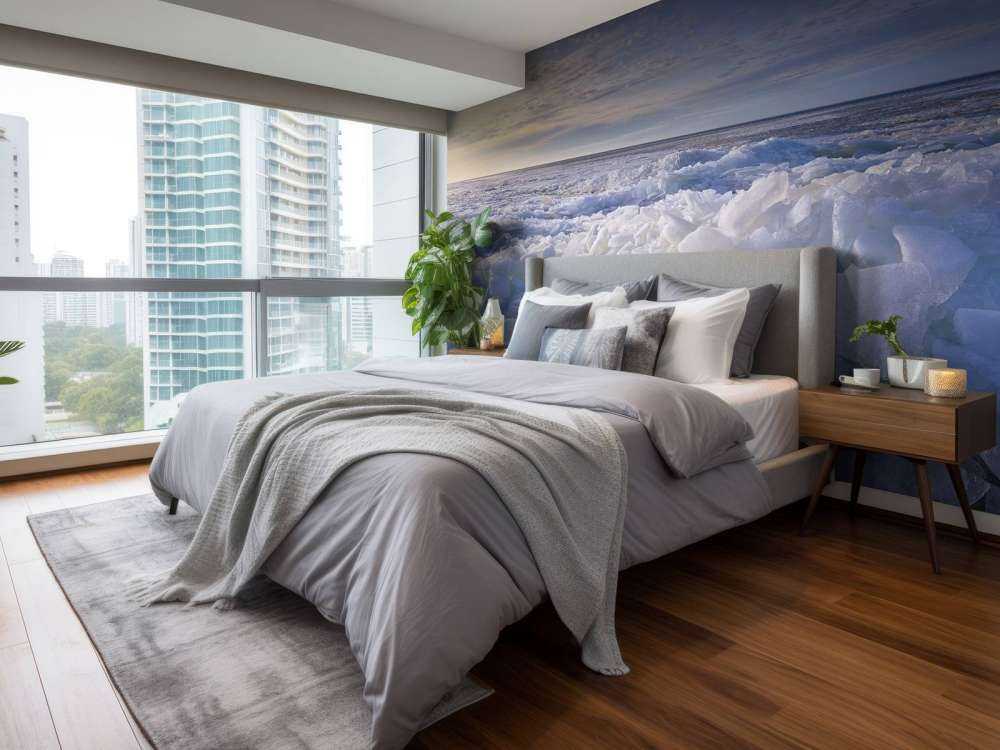 Kruiend iJs aan het Ijsselmeer