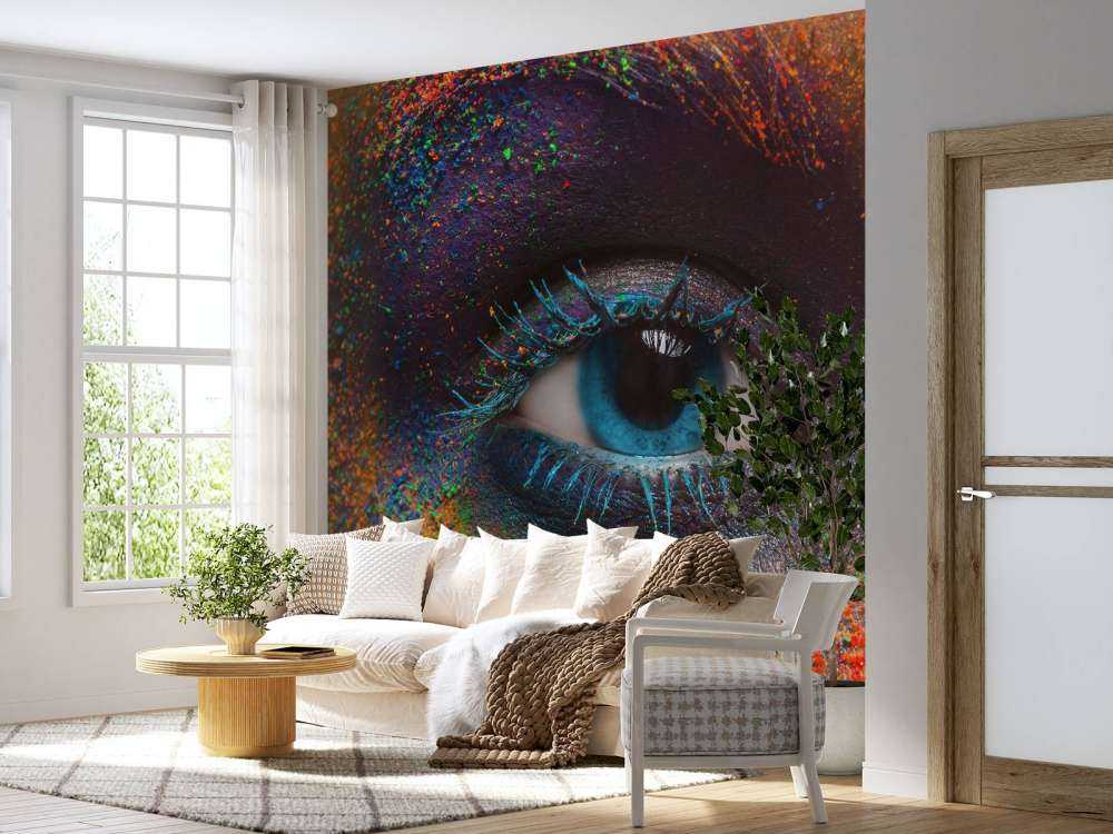 Kleurrijk oog