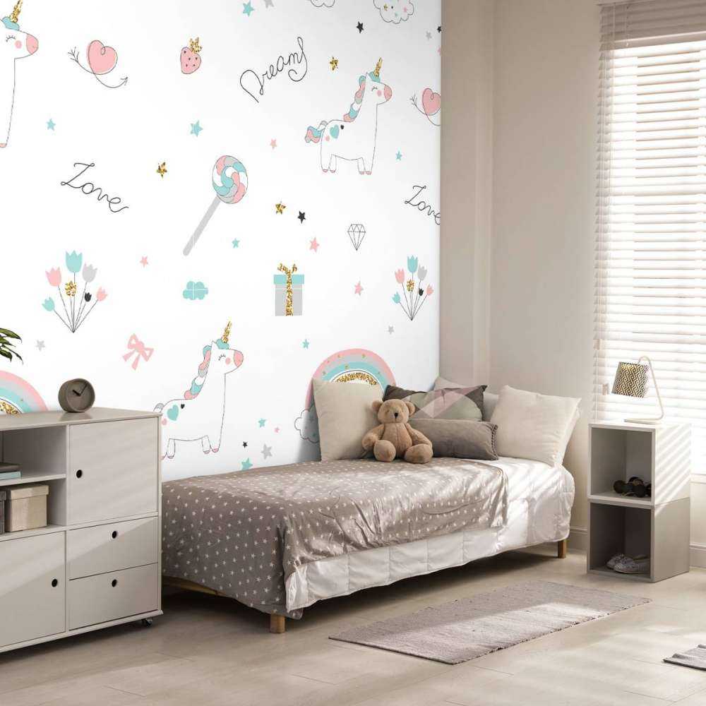 Eenhoorns, regenbogen en glitters