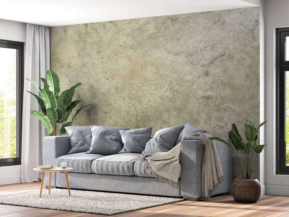 Lichtgrijs gepolijst beton