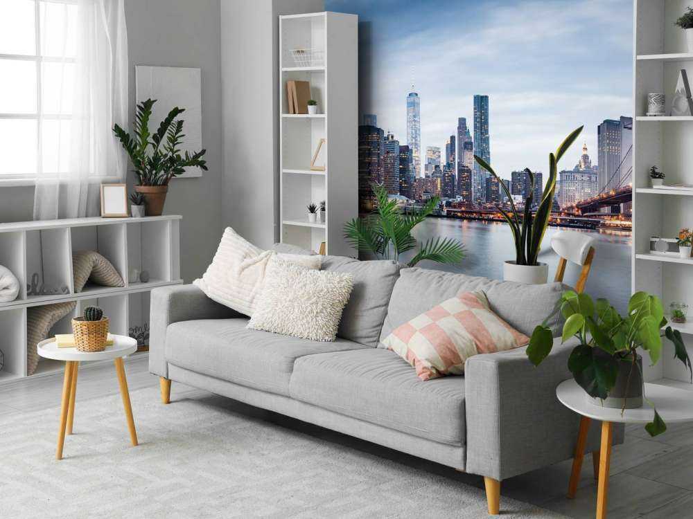 New York City zonsondergang