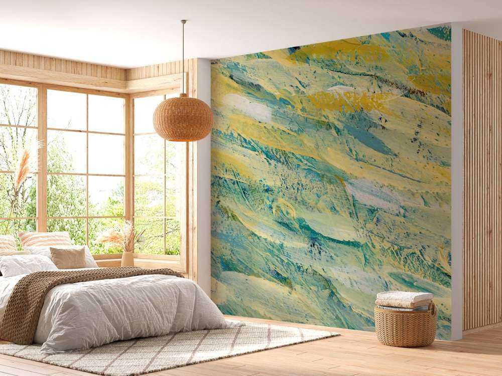 Gekleurde verfstrepen