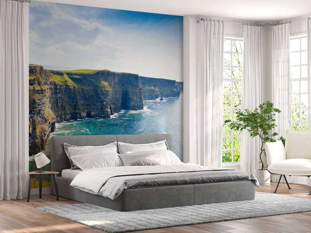 Klif langs de kust