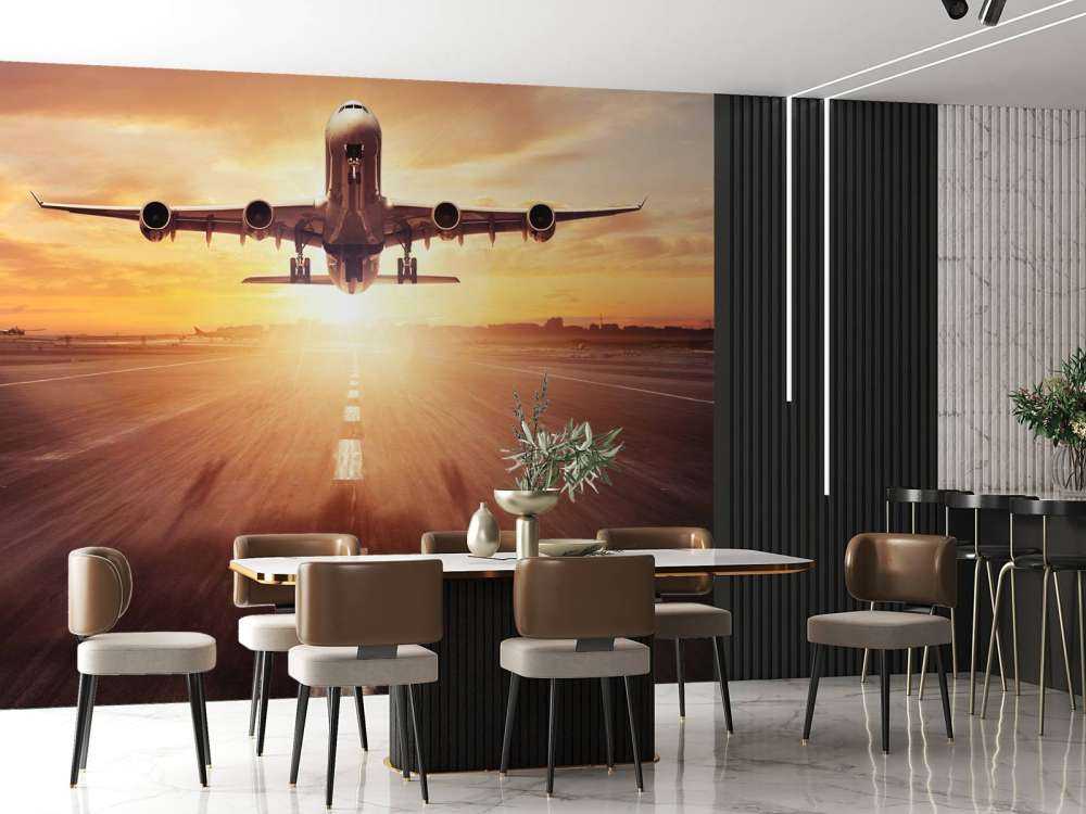 Fotobehang vliegtuig