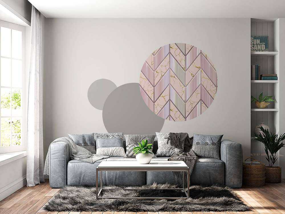 Tegelpatroon roze